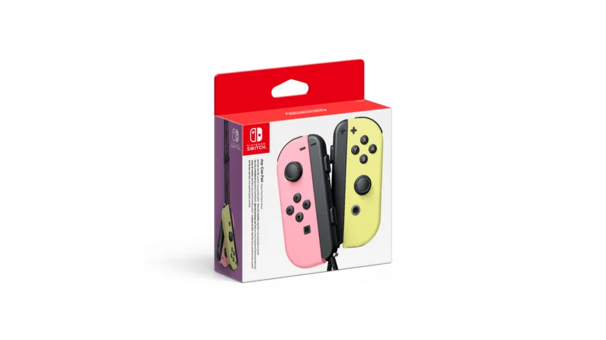 Joy-Con 2er-Set pastell-rosa und pastell-gelb