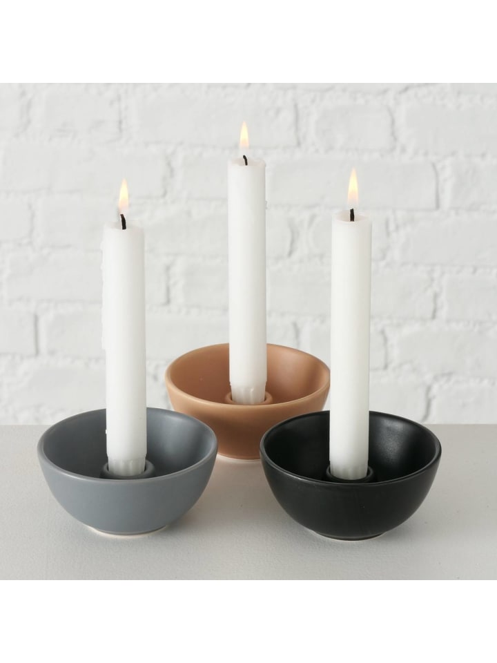 Boltze Kerzenständer in schwarz günstig kaufen onesize