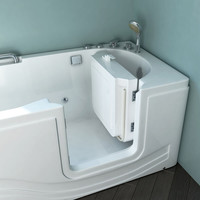 Home Deluxe Seniorenbadewanne VITAL M - liegend mit Rechtseinstieg