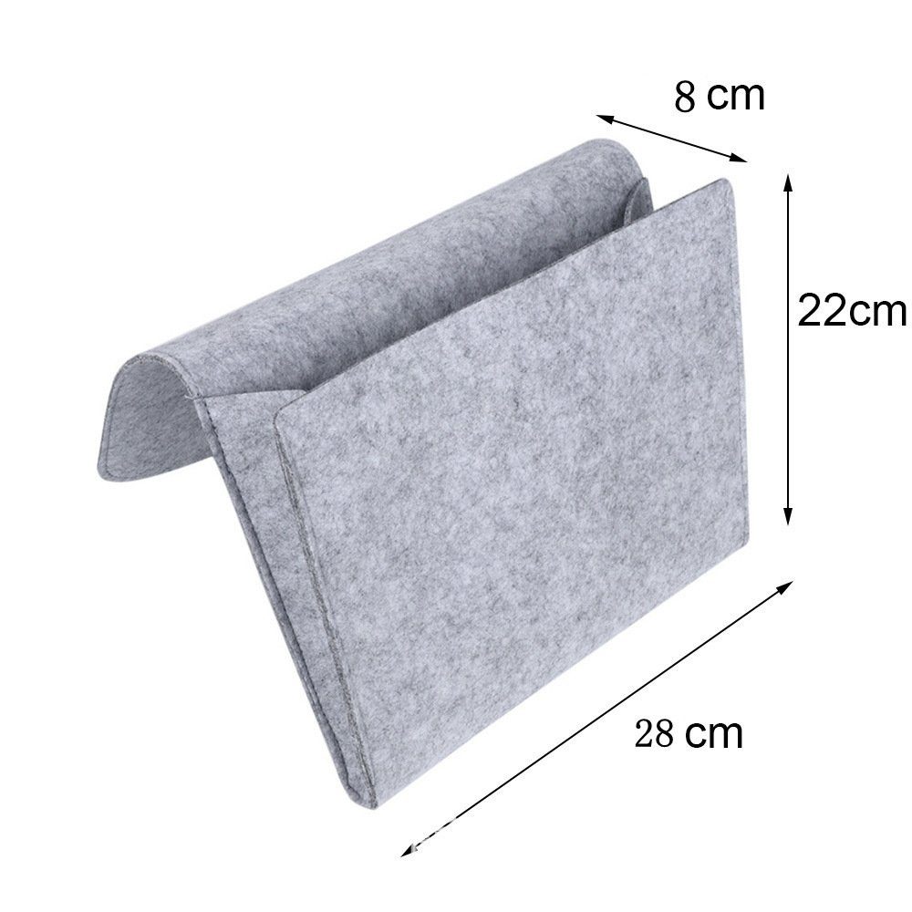 Coonoor Betttasche Betttasche aus Filz, Sofa Organizer