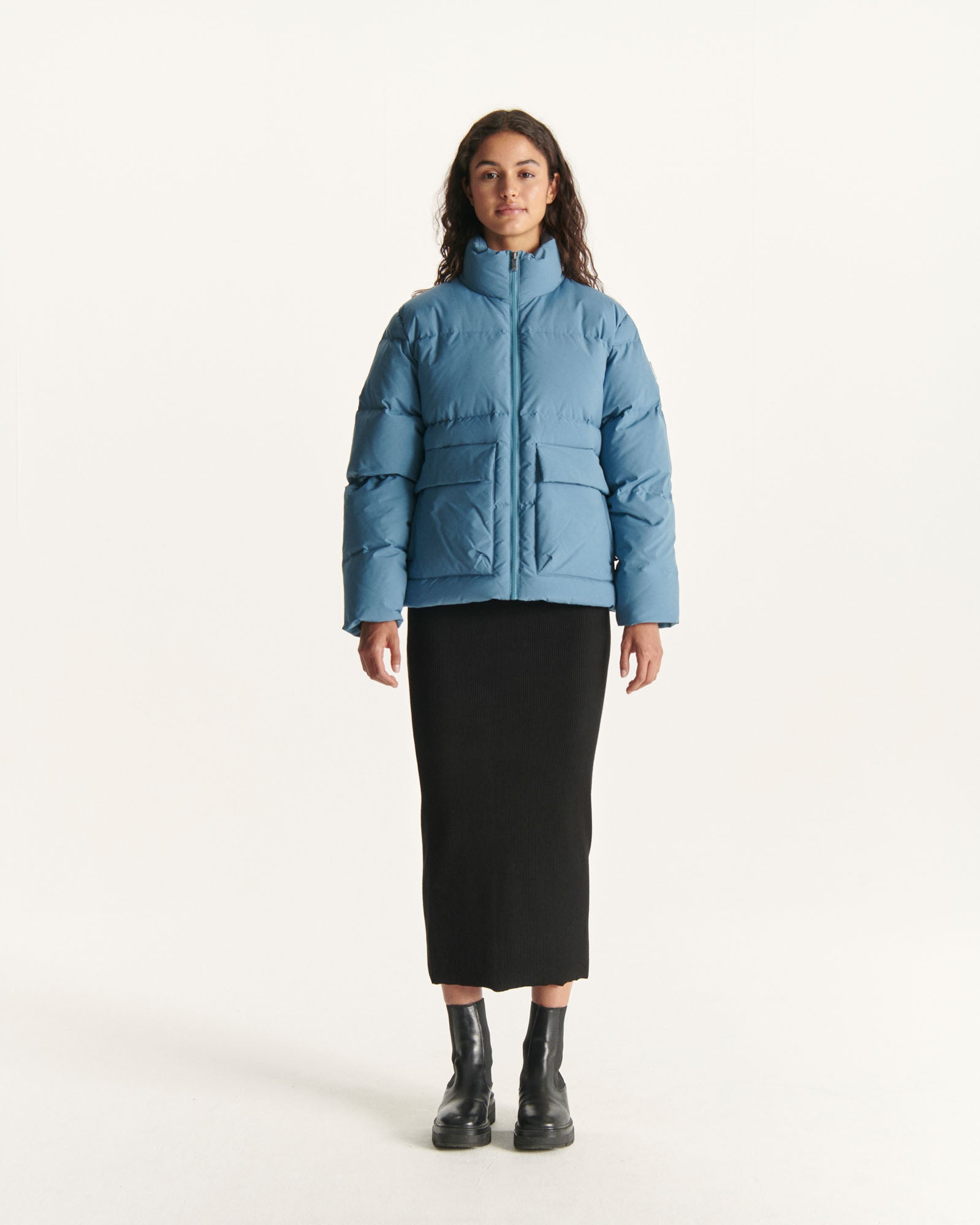 Doudoune Grand Froid Bleu froid Shenzen