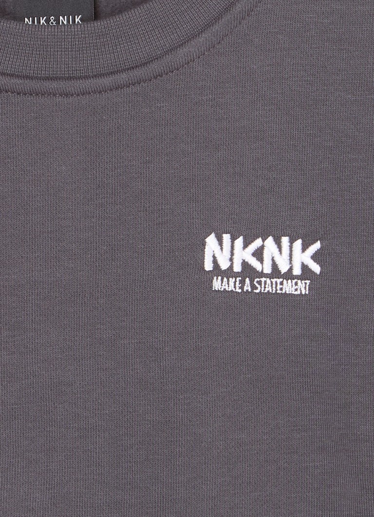 Tricou NIK&NIK Statement cu logo brodat