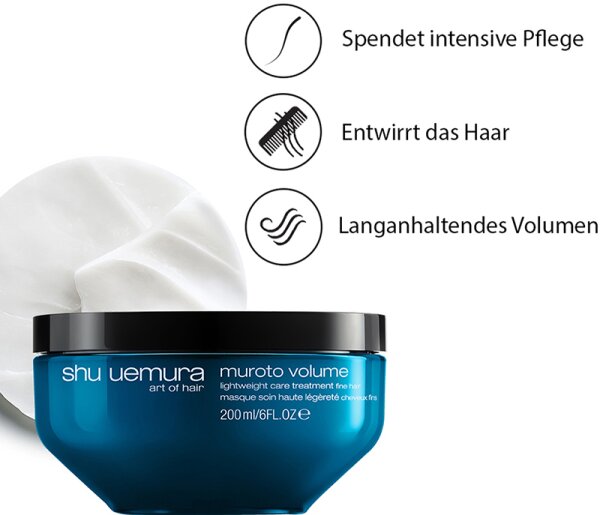 Shu Uemura Muroto Volume Lighweight Care Treatment Haarmaske