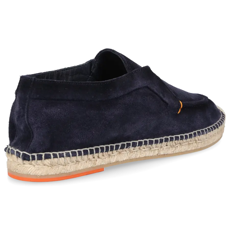 Santoni - Espadrilles 18405 Veloursleder - blau
