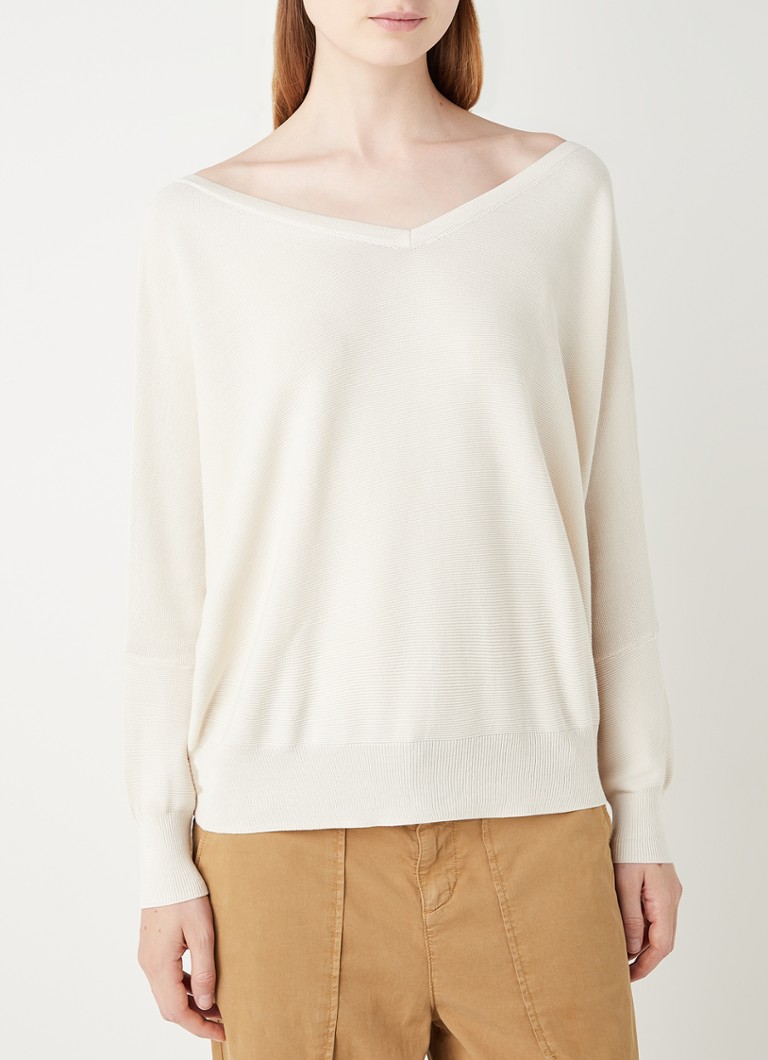 ba&sh Elsy pullover with back neckline and button detail