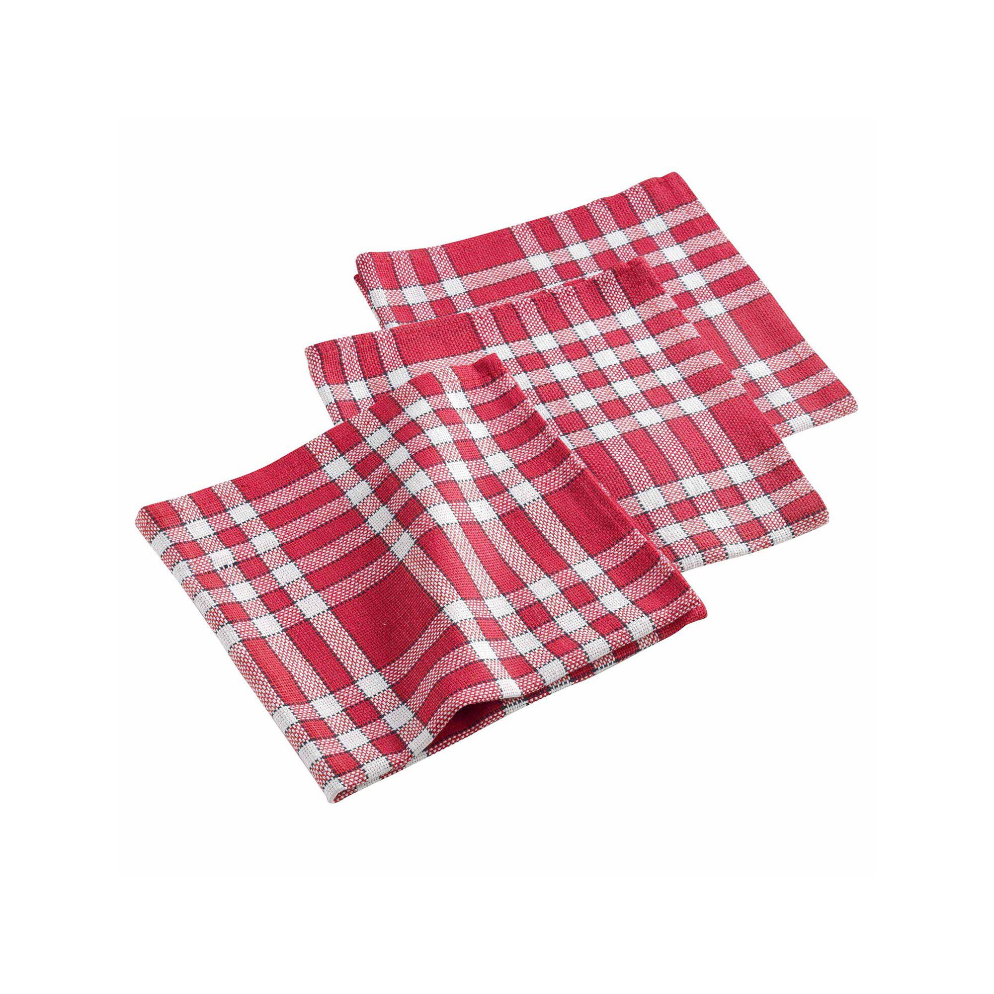 Serviette de table carreaux