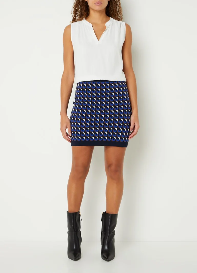 Mini suknja s printom Phase Eight Nicole