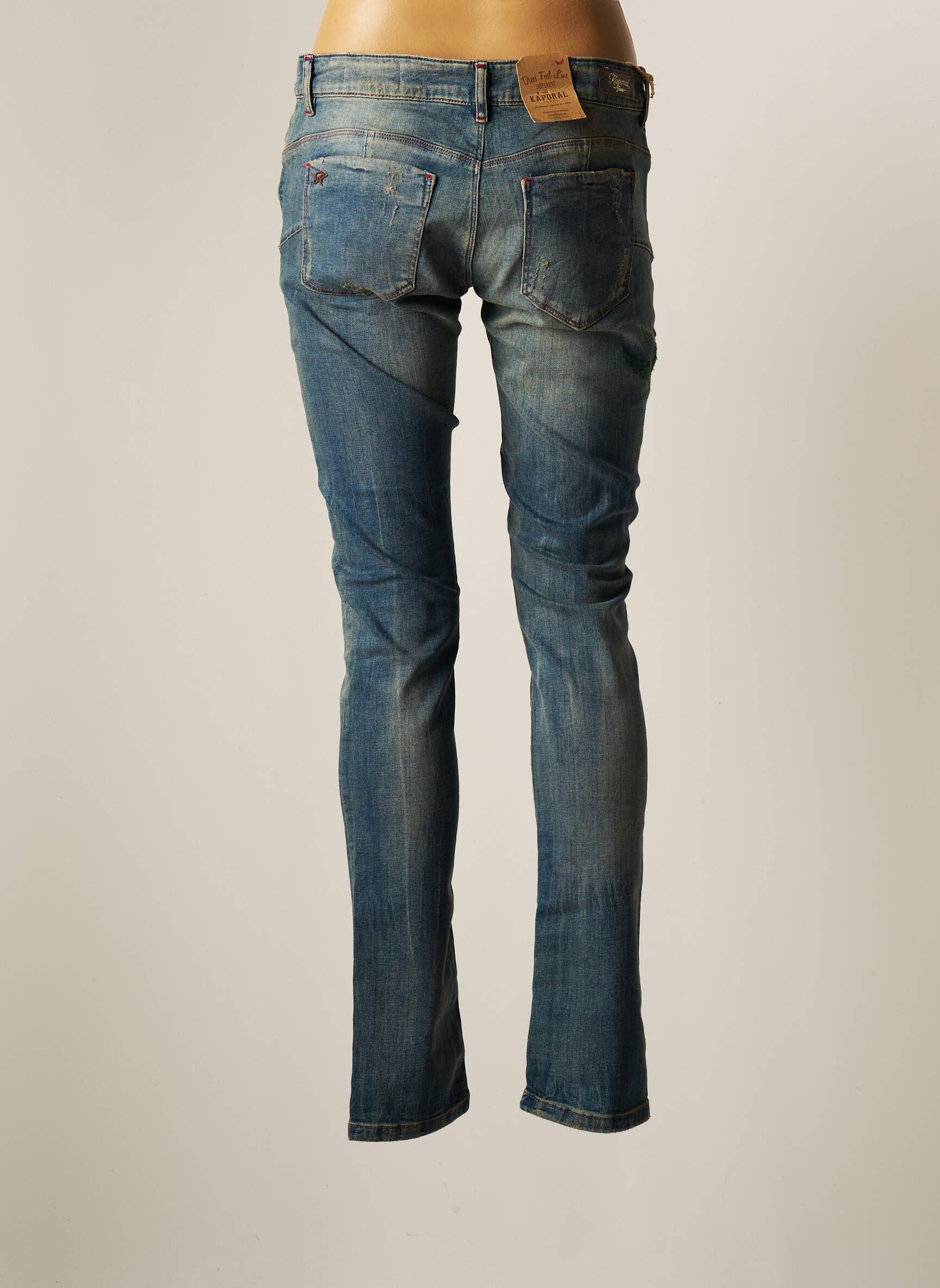 Kaporal Jeans Coupe Slim Femme couleur bleu