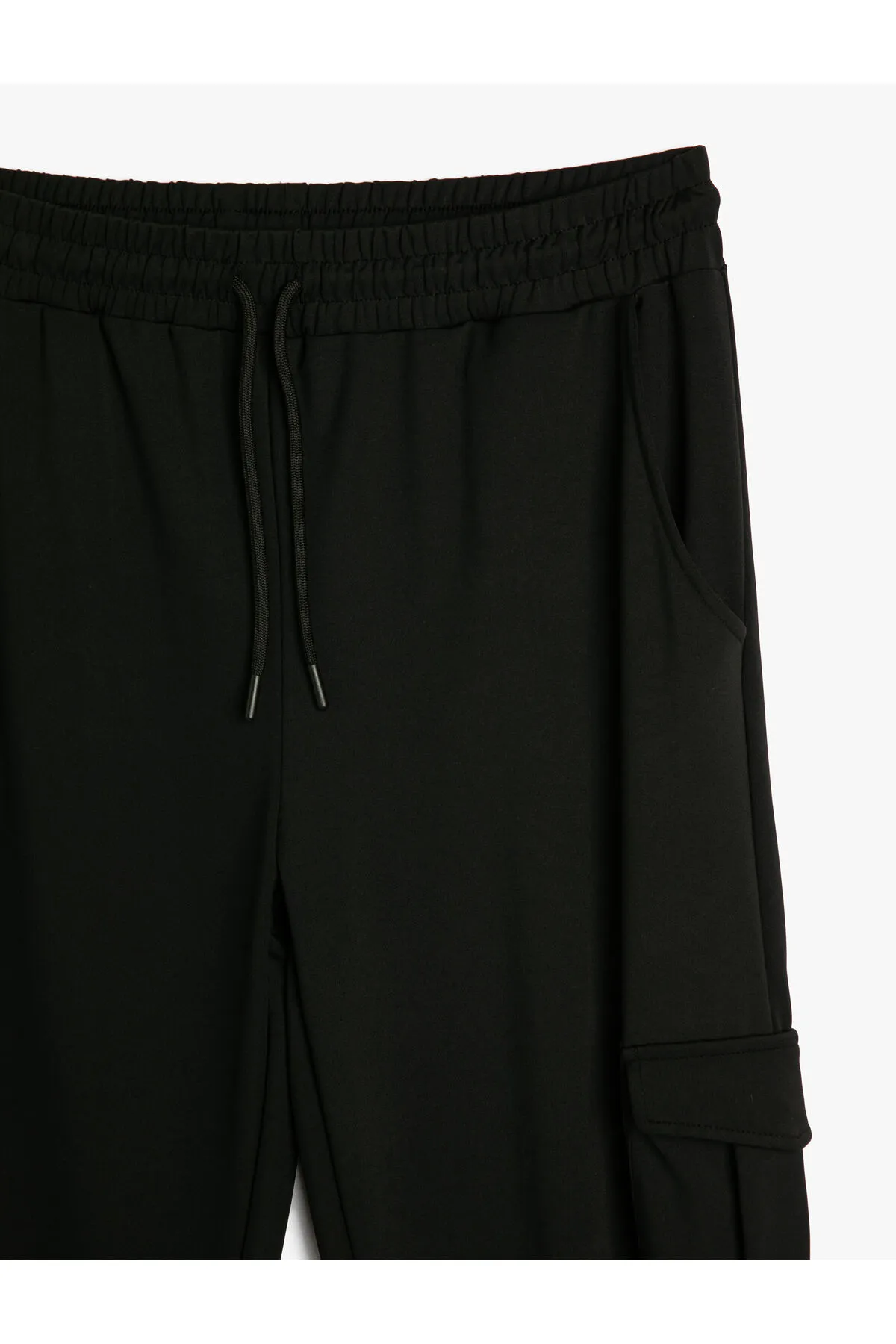 Koton  Jogger-Jogginghose, hohe Taille, Schnürtasche, detailliert