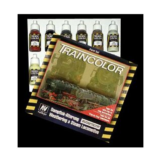 Vallejo Traincolor Paint Set 1 
