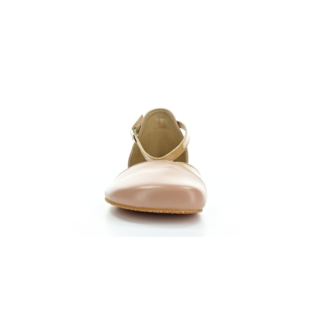 Shapen Poppy II Beige Barfuß-Ballerinas
