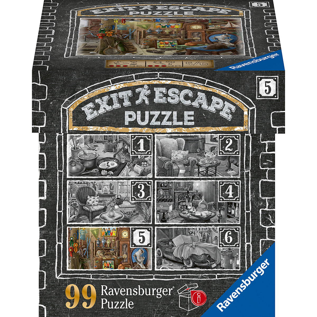 EXIT Puzzle - Im Gutshaus 5 - Dachboden, 99 Teile