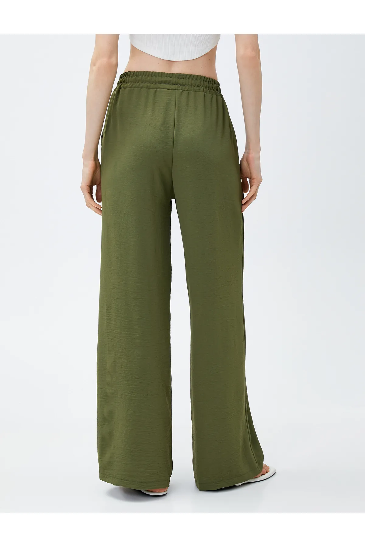 Koton  Bequeme Hose mit weitem Bein und Bindebund