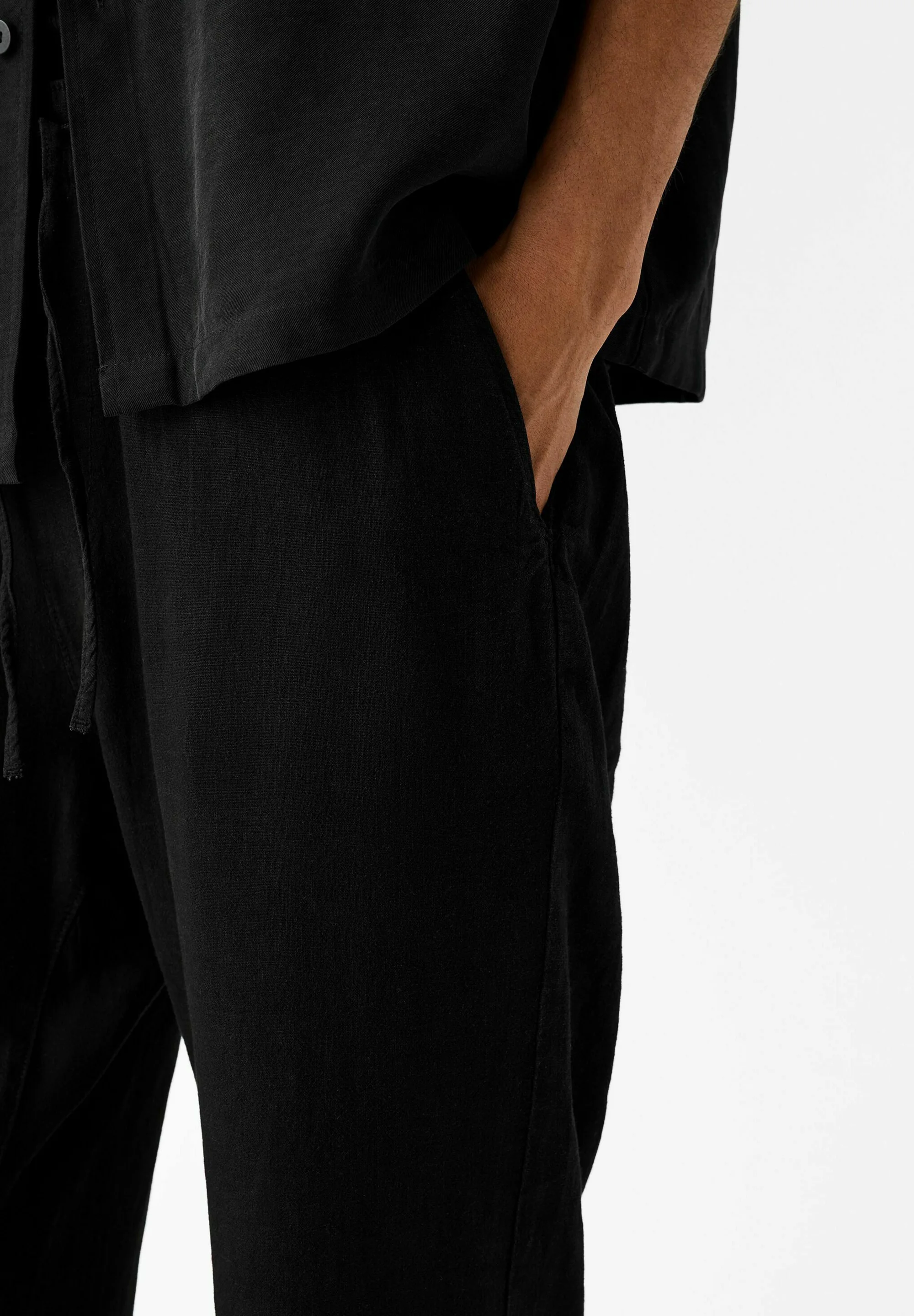 Bershka ANCHO - JOGGERS- Pantalones