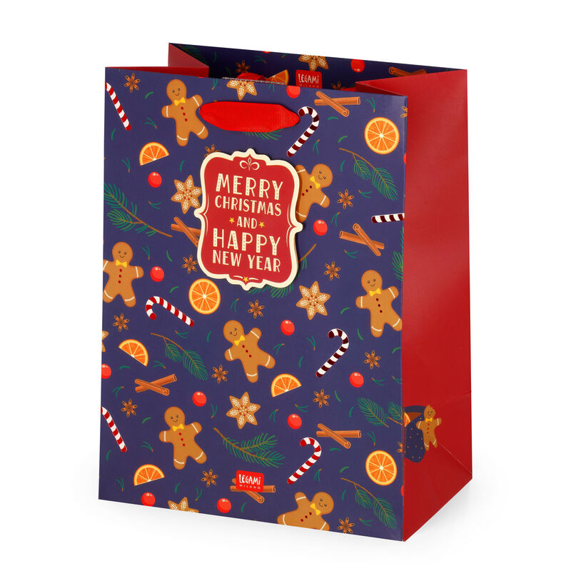 Bolsa de regalo navideña - Mediana