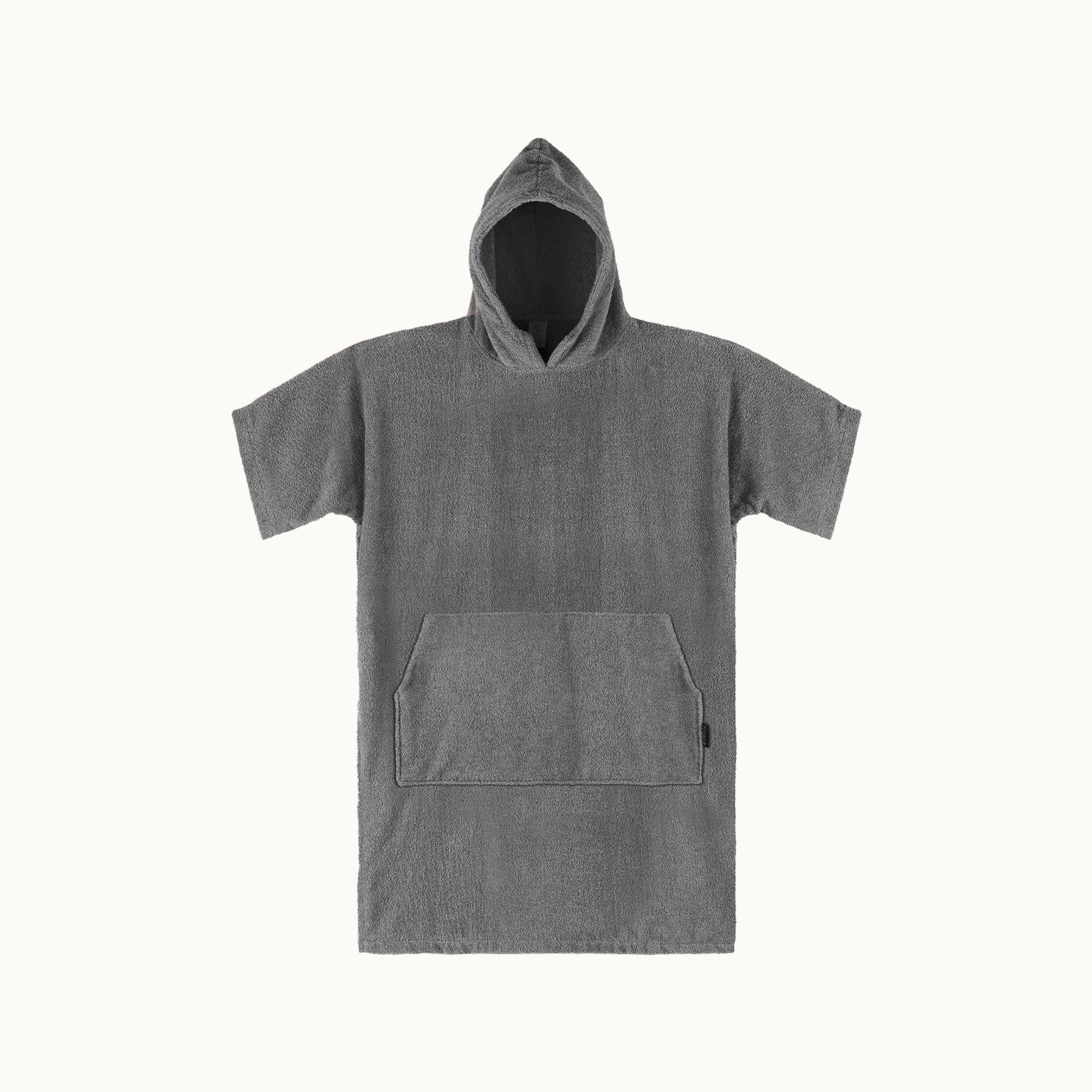 HOMELEVEL Bademantel Kinder Badeponcho aus Baumwolle mit Kapuze - Bademantel unisex, Baumwolle
