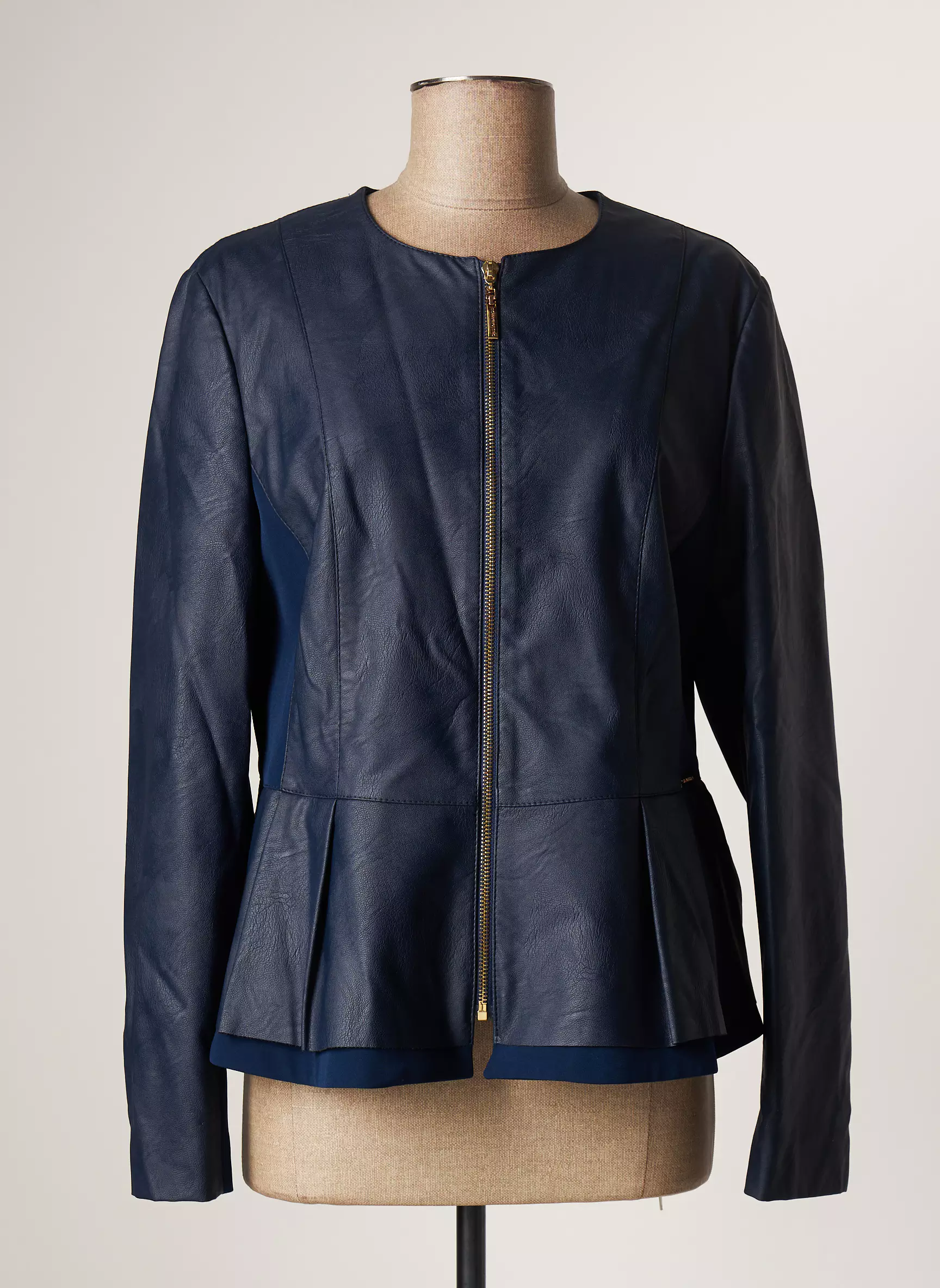 Cristina Barros Vestesimilicuir Femme couleur bleu
