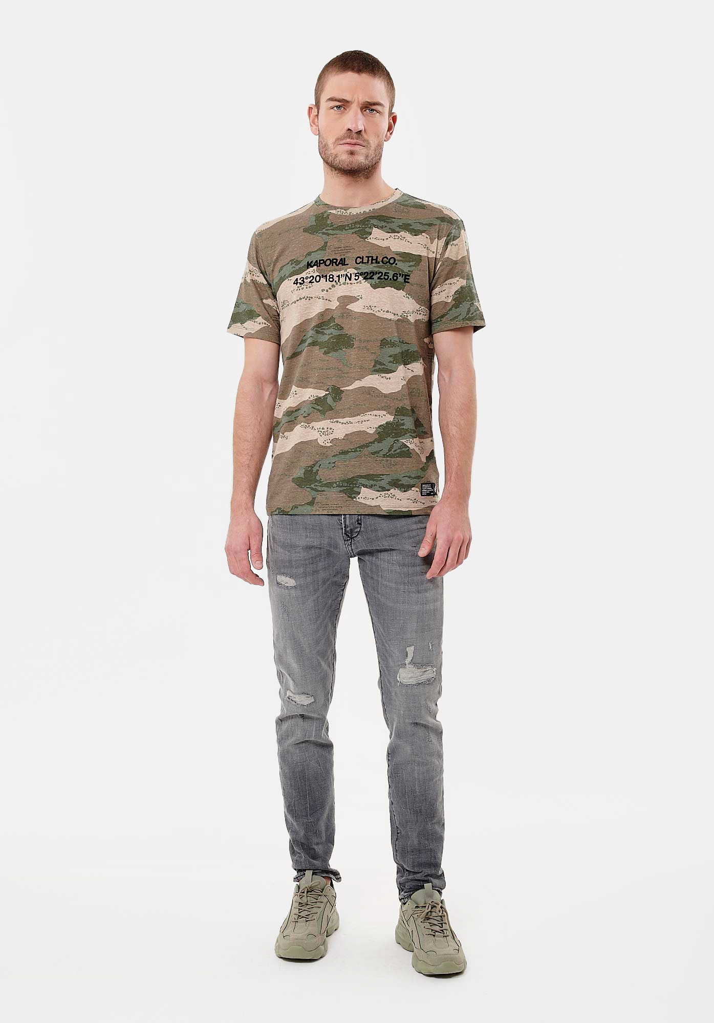 CAMO   T-shirt camouflage Homme