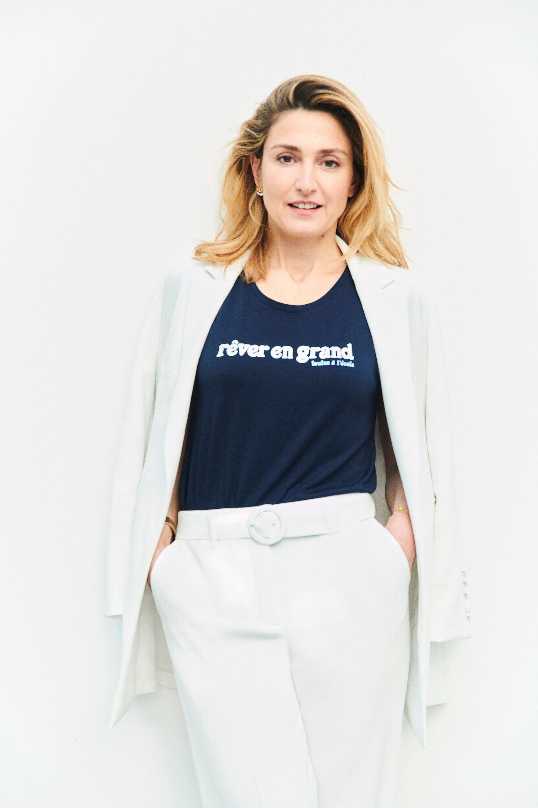 tshirt tolivia bleu marine femme