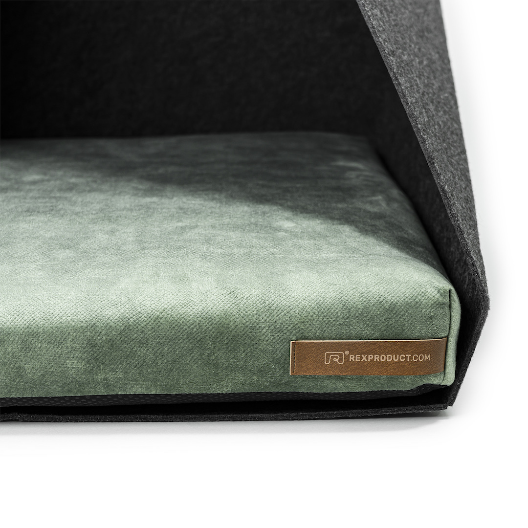 Rexproduct Hundehöhlen Rexproduct Home PetPocket dunkelgrau grün