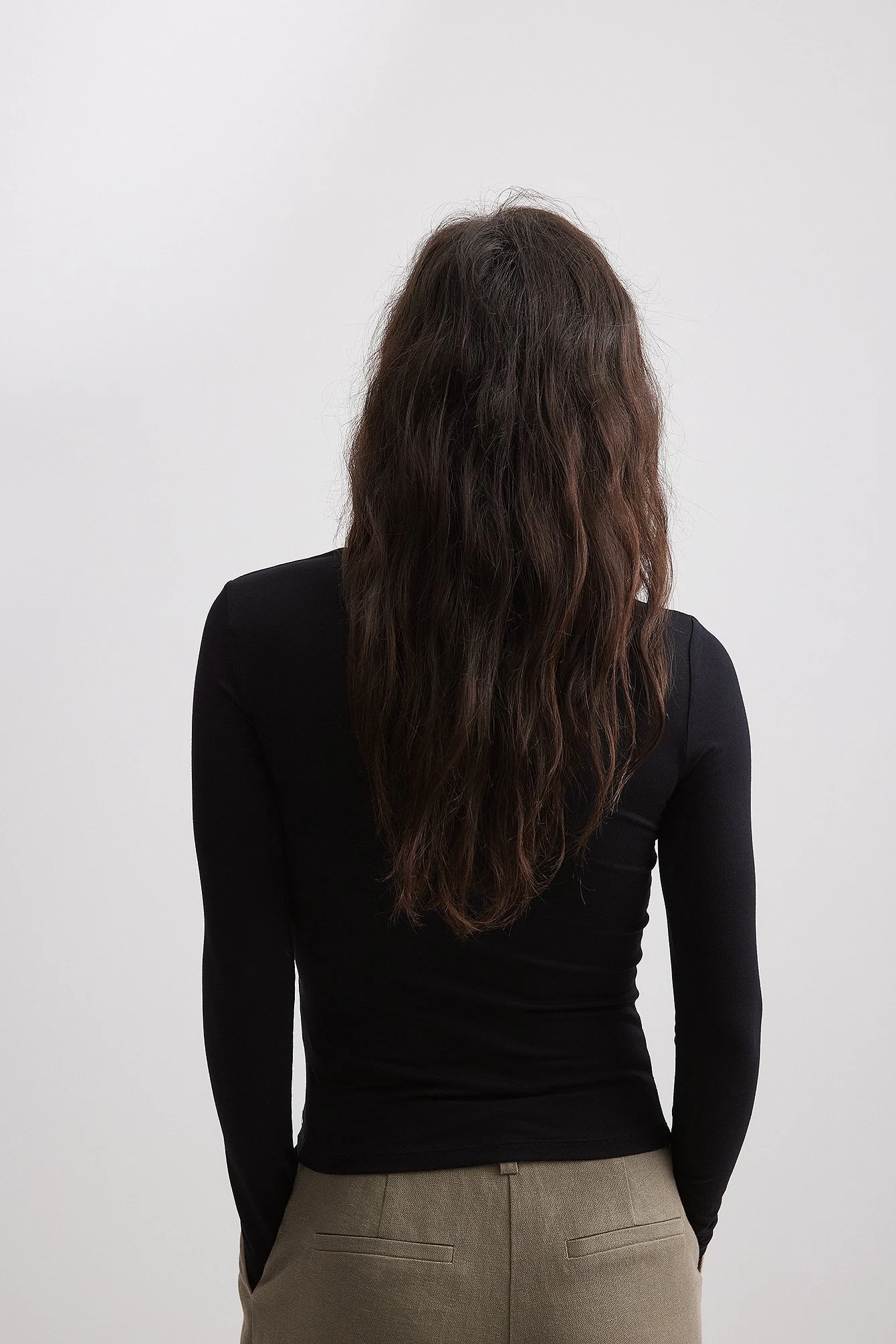 Langarmshirt mit Rundhalsausschnitt