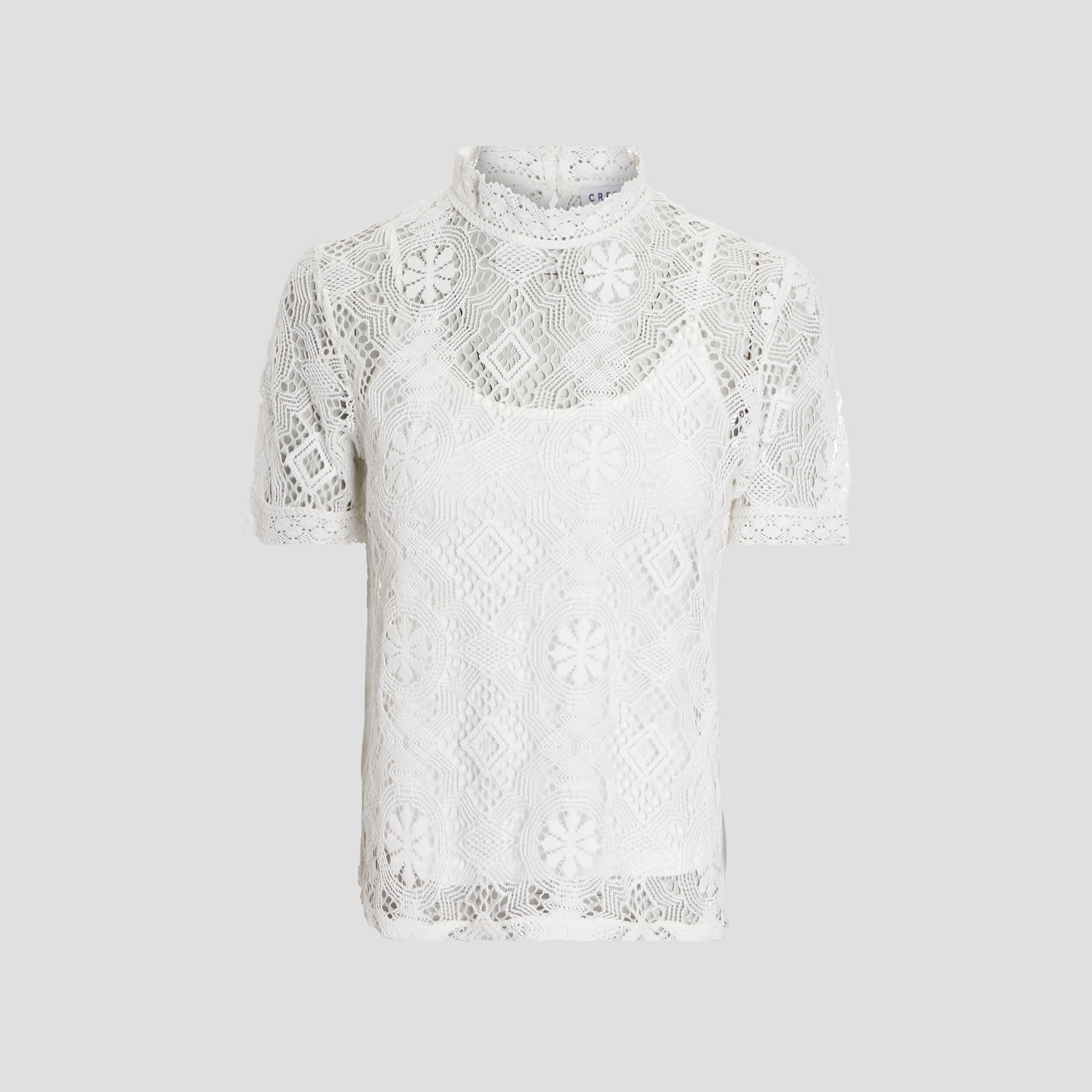 T-shirt manches courtes ivoire femme | La Halle