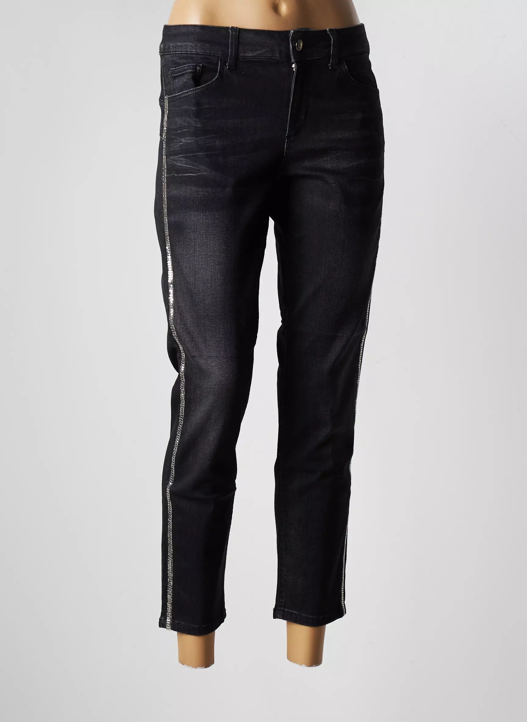 Liu Jo Pantalon7 8 Femme couleur gris