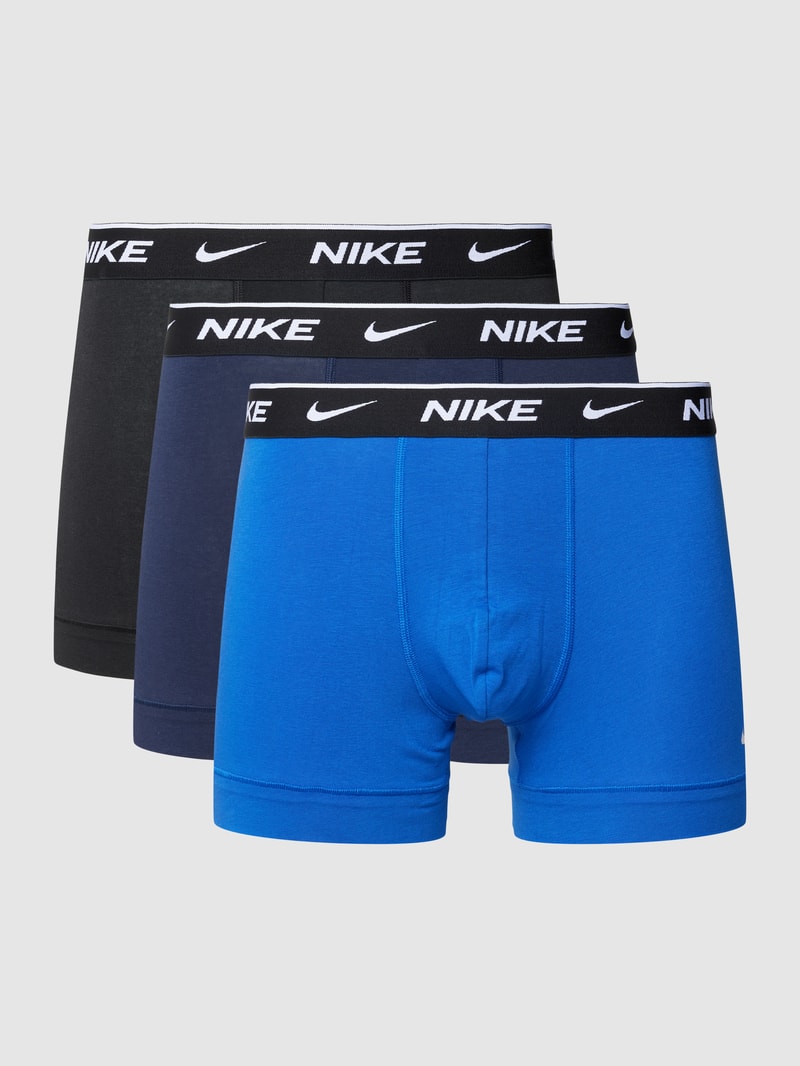 Trunks mit elastischem Logo-Bund in blau