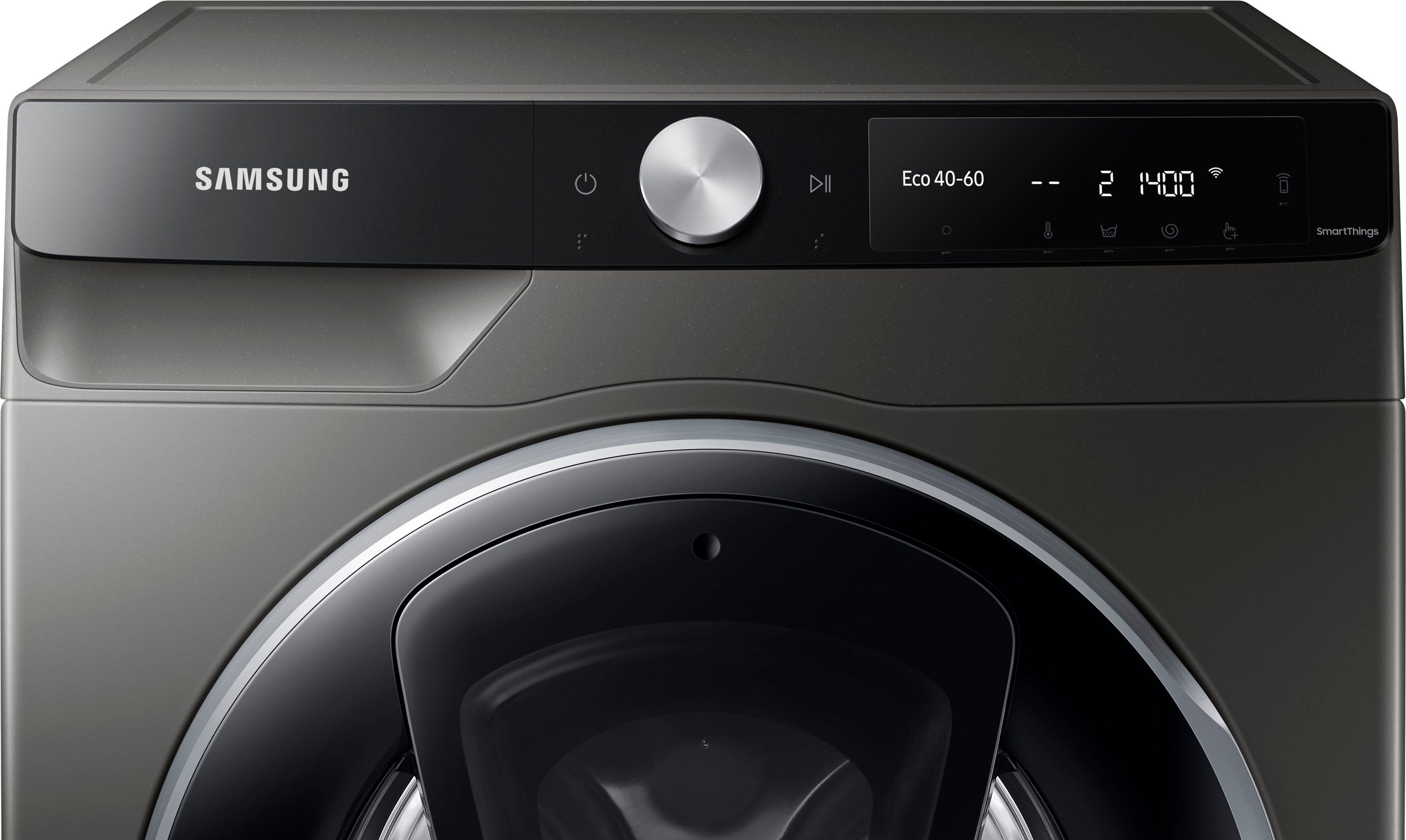Samsung Waschmaschine WW6500T INOX WW80T654ALX, 8 kg, 1400 U/min, AddWash™