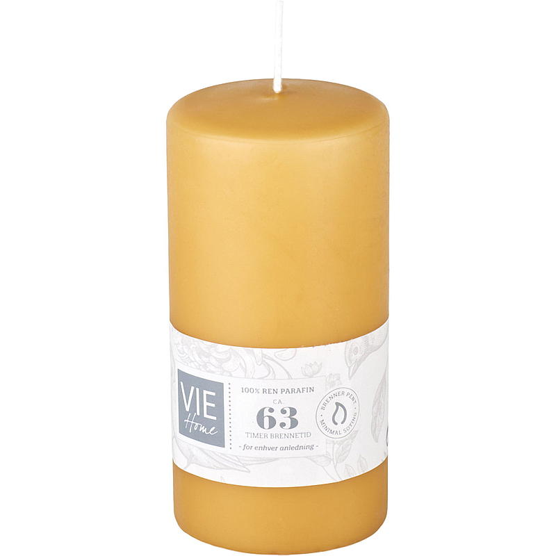 Vie Home Kubbelys 63 timer 6,8x14 cm latte