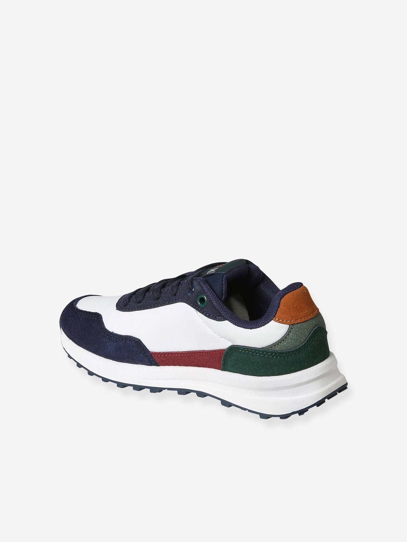 Vertbaudet Kinder Sneakers mit Schnürung - marine