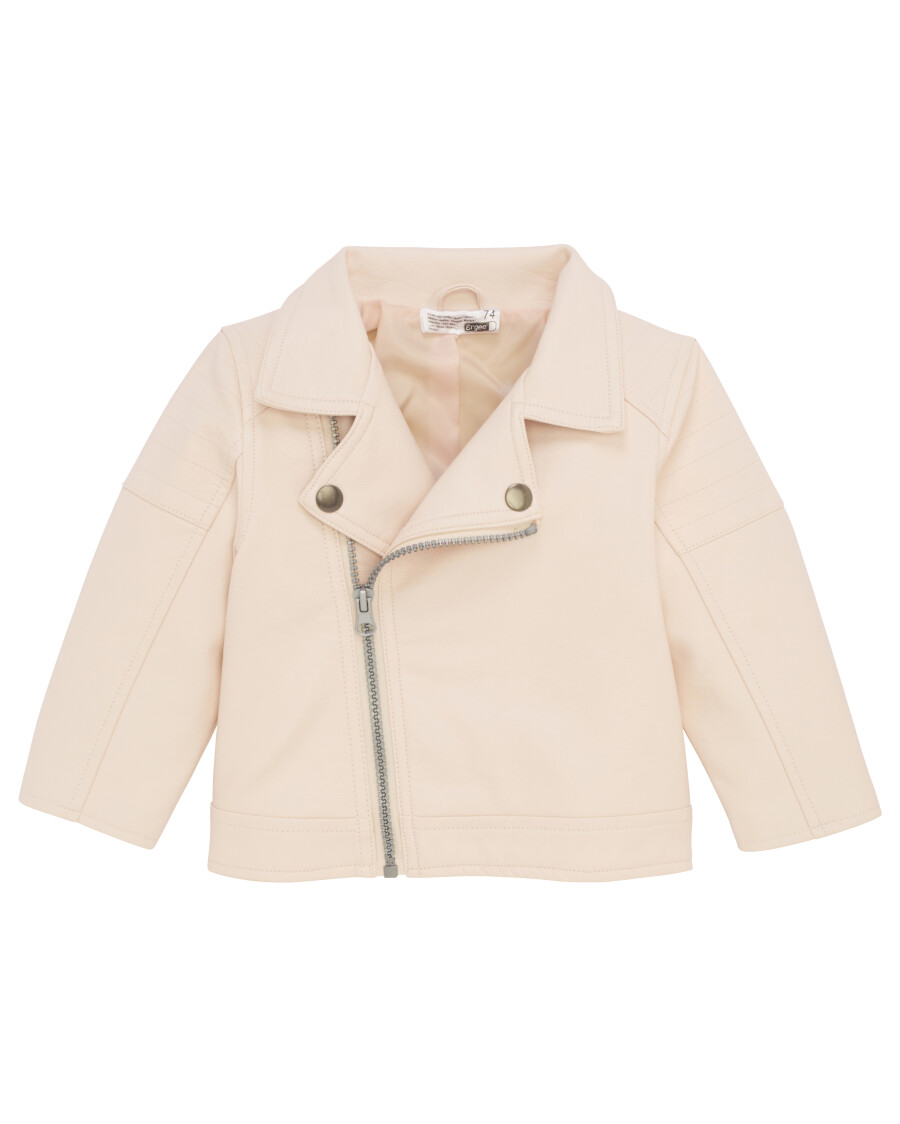 Bikerjacke aus Kunstleder