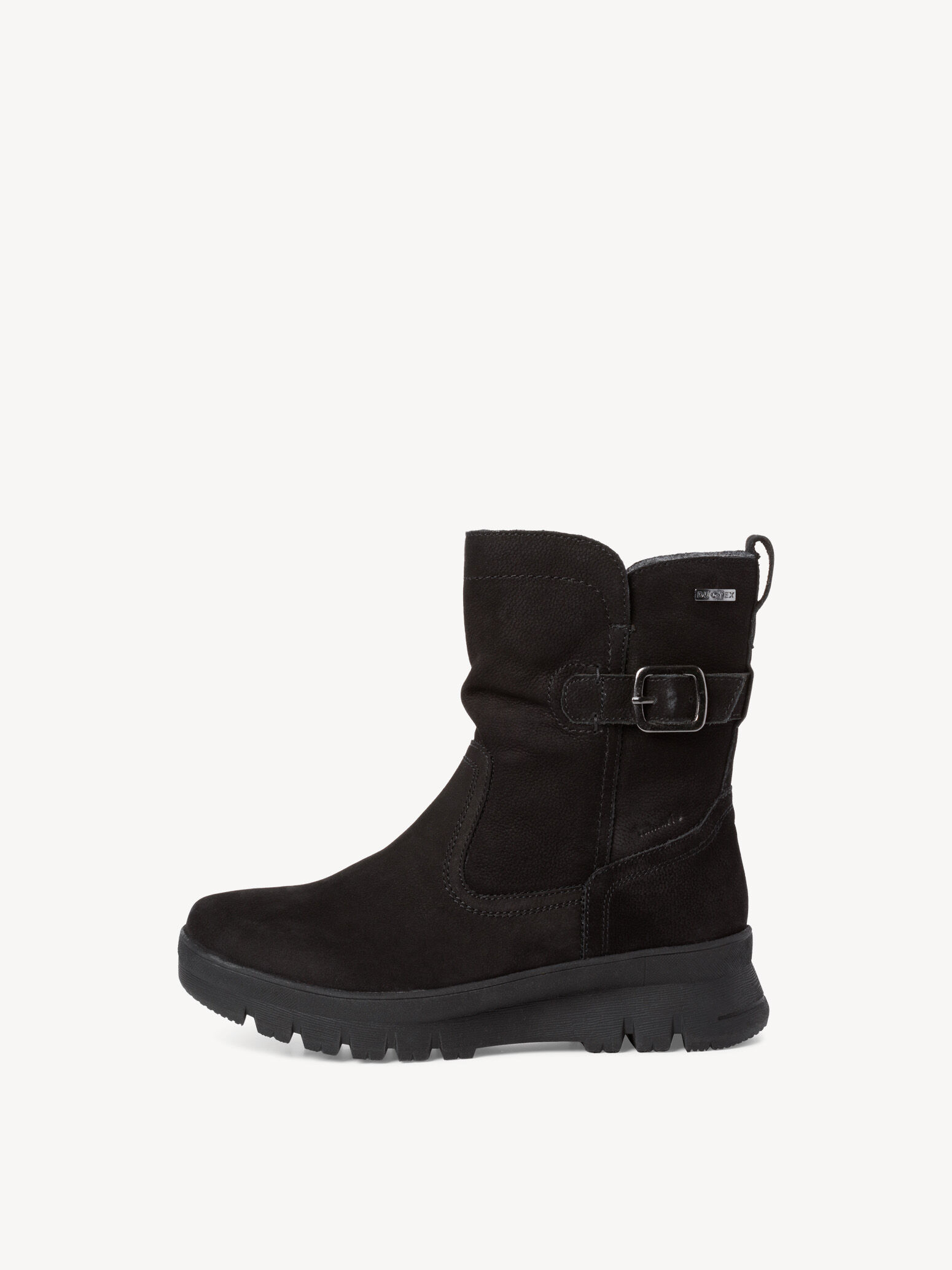Bottine en cuir - noir