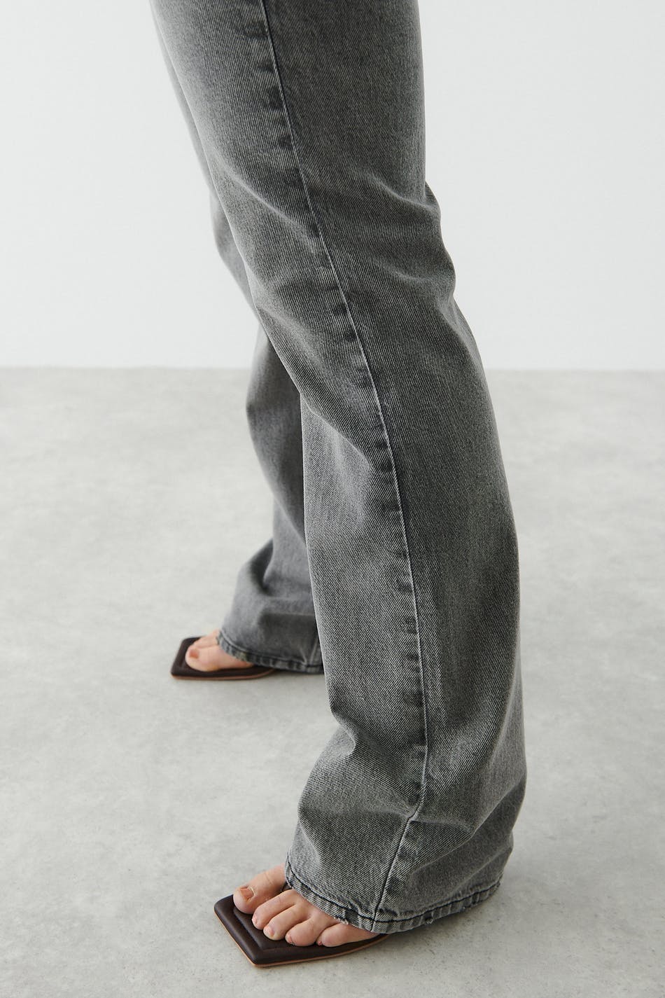 Full length petite flare jeans