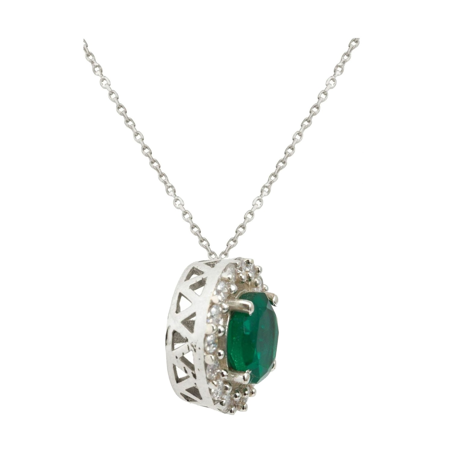 Kette mit Anhänger 'Turmalin Quarz'