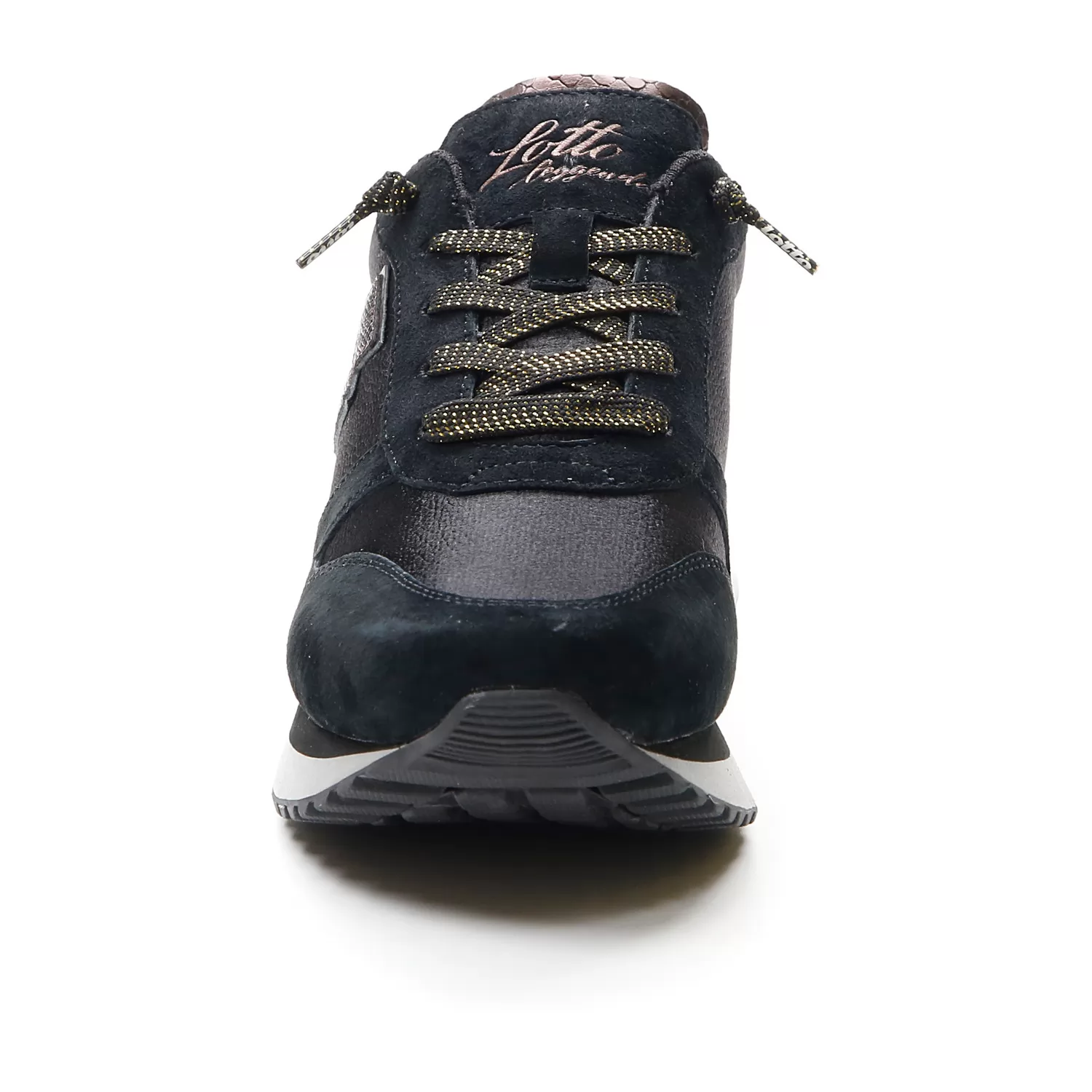 TOKYO WEDGE BRONZE MED HELT SVART/METALLKOPPAR