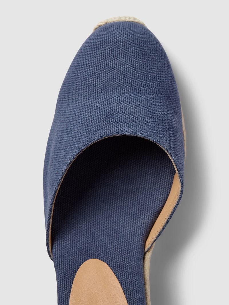 Wedges mit Schnürverschluss Modell 'CARINA' in marineblau