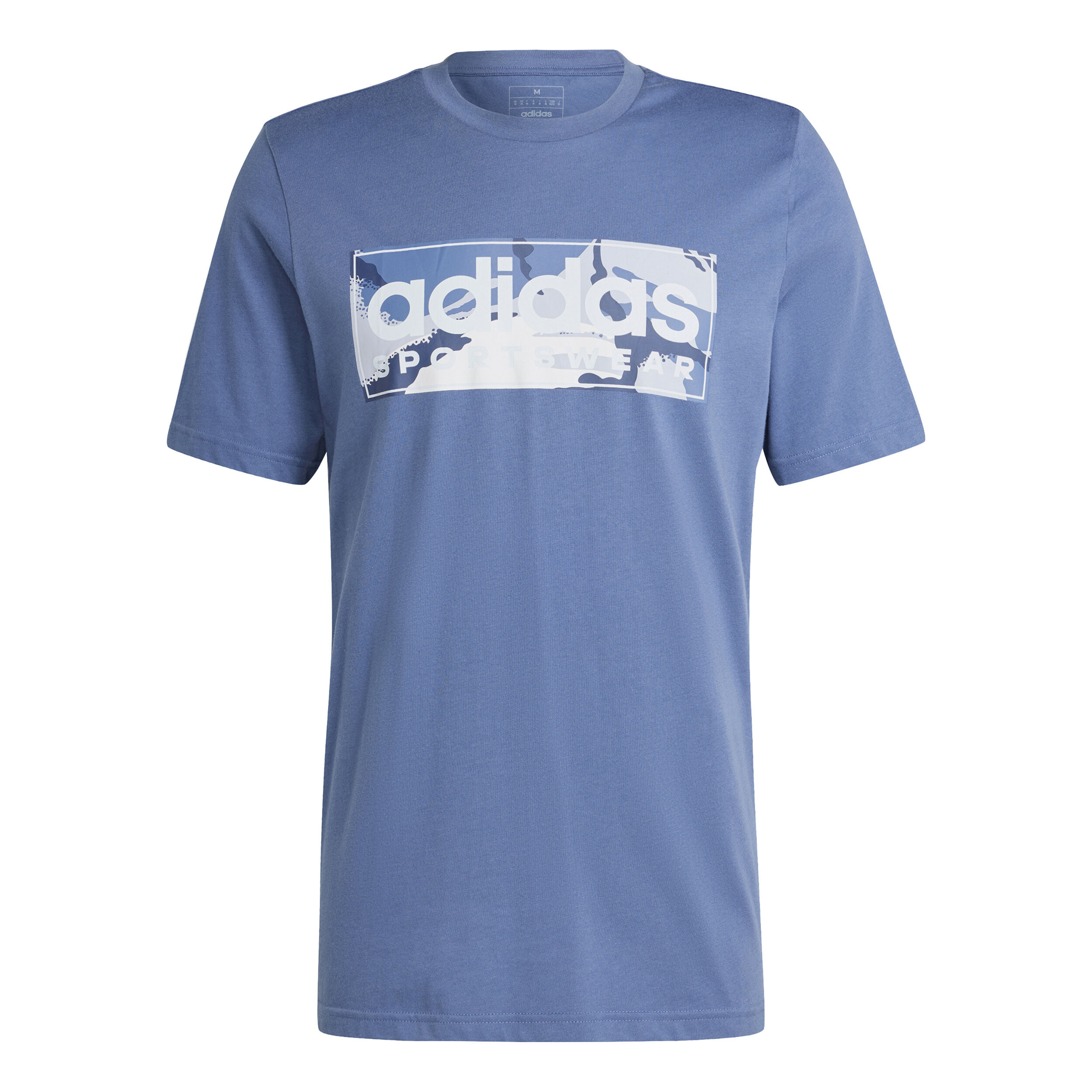 Camo Graphic 2 T-Shirt Herren - Blaugrau, Weiß