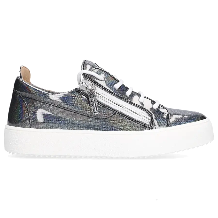 Giuseppe Zanotti - Sneaker low FRANKIE Lackleder - grau