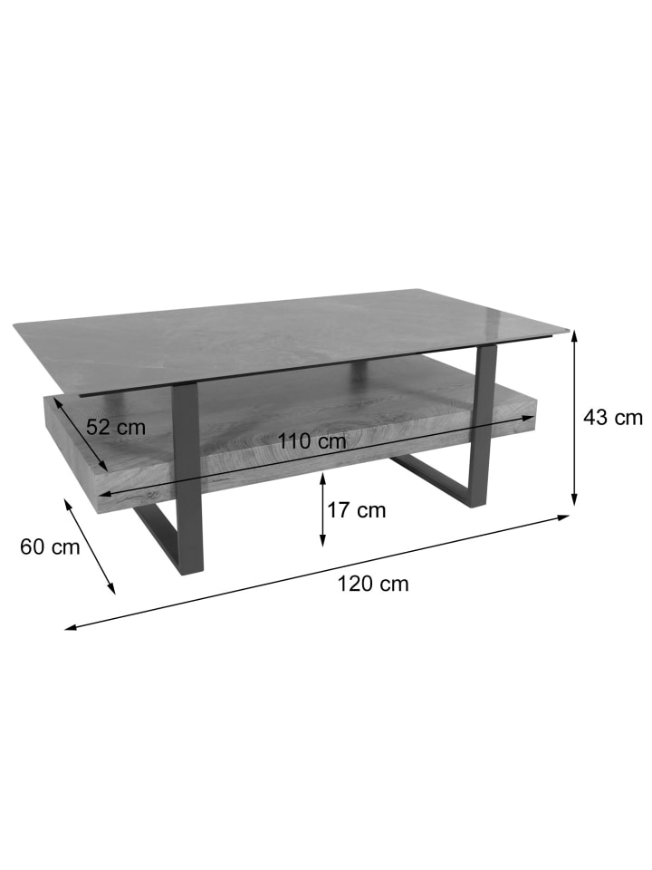 MCW Couchtisch L88 Ablage günstig kaufen onesize