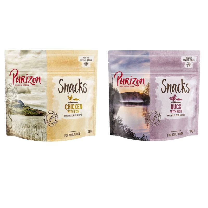 Probierpaket Purizon Hundesnack 2 x 100 g