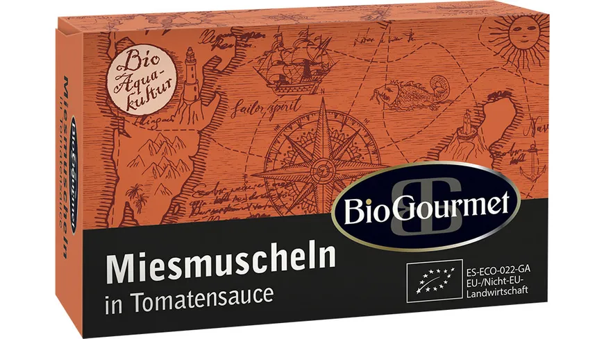 BioGourmet Bio Miesmuscheln in Tomatensauce 115 g