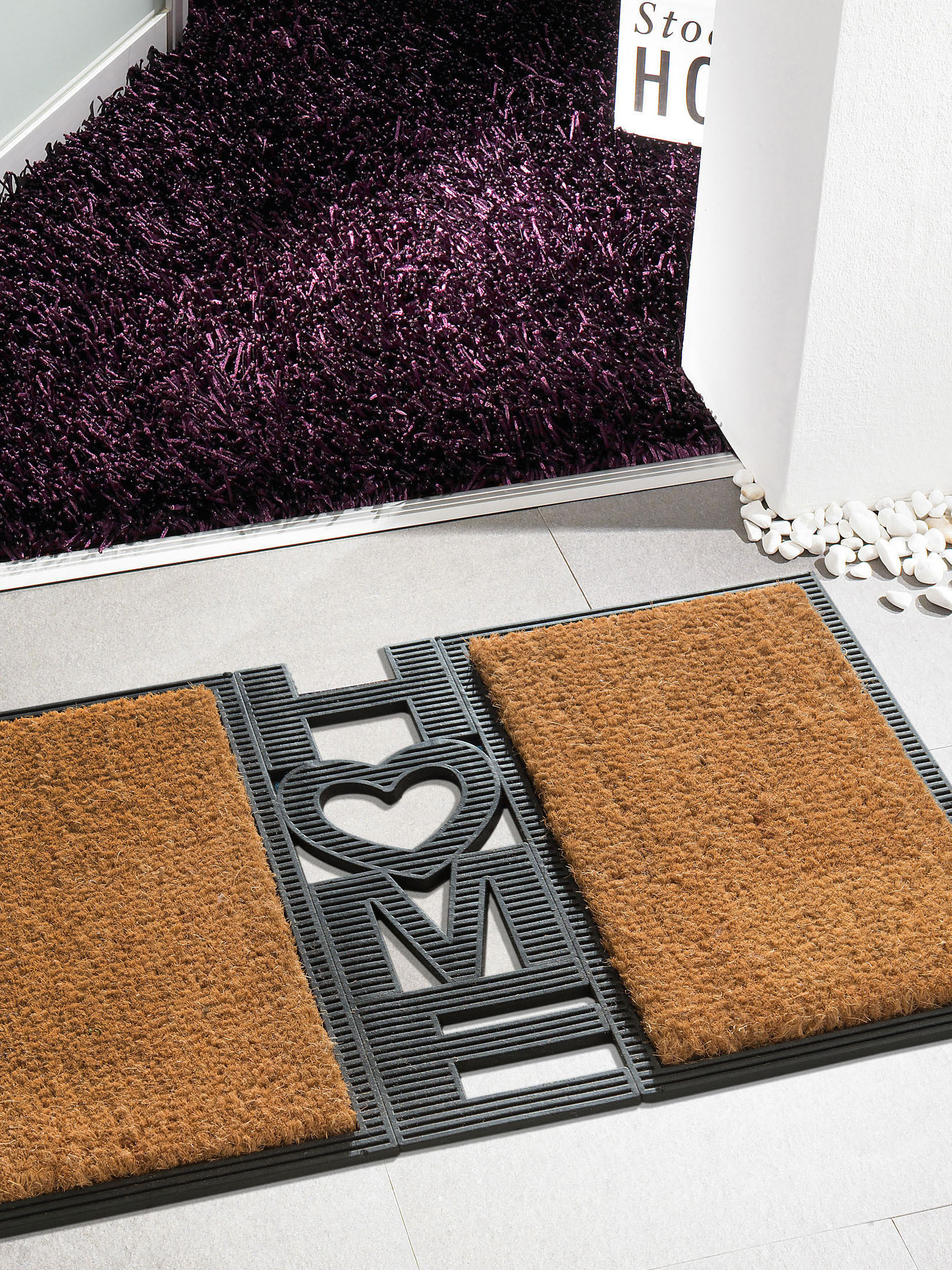 Homestep Fußmatte, Dunkelbeige