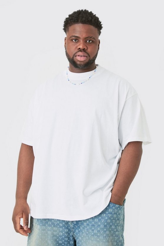 Plus Oversize Official T-Shirt in Weiß