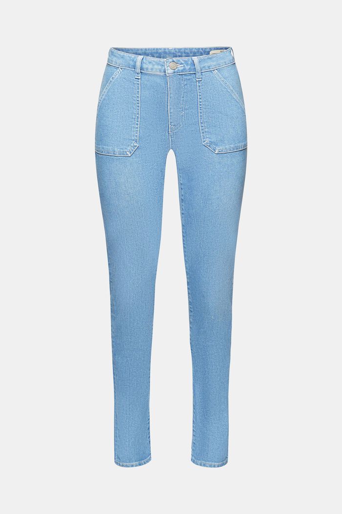 Slim-Fit-Jeans mit mittlerer Bundhöhe