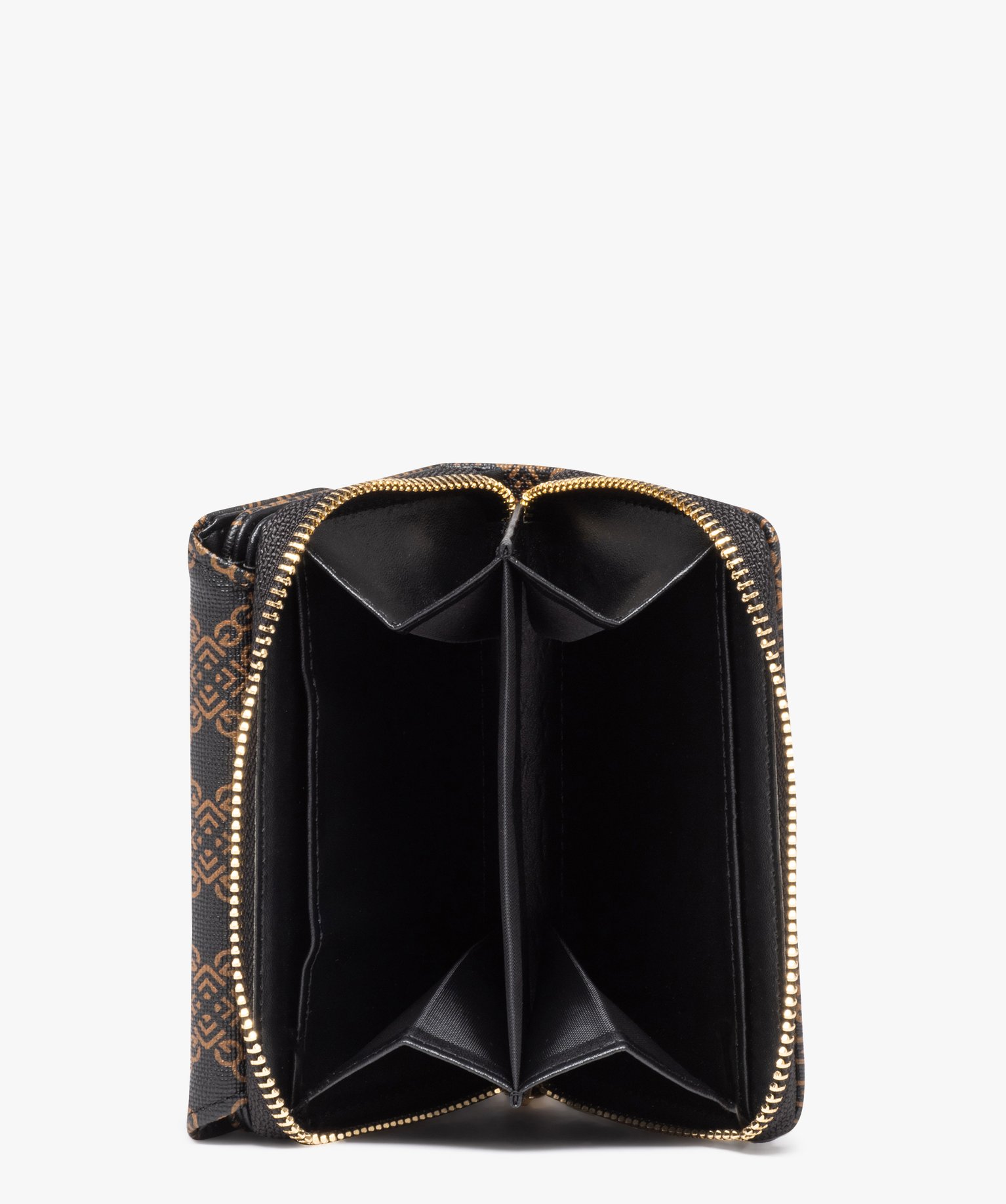 Porte-monnaie imprimé femme noir | GEMO