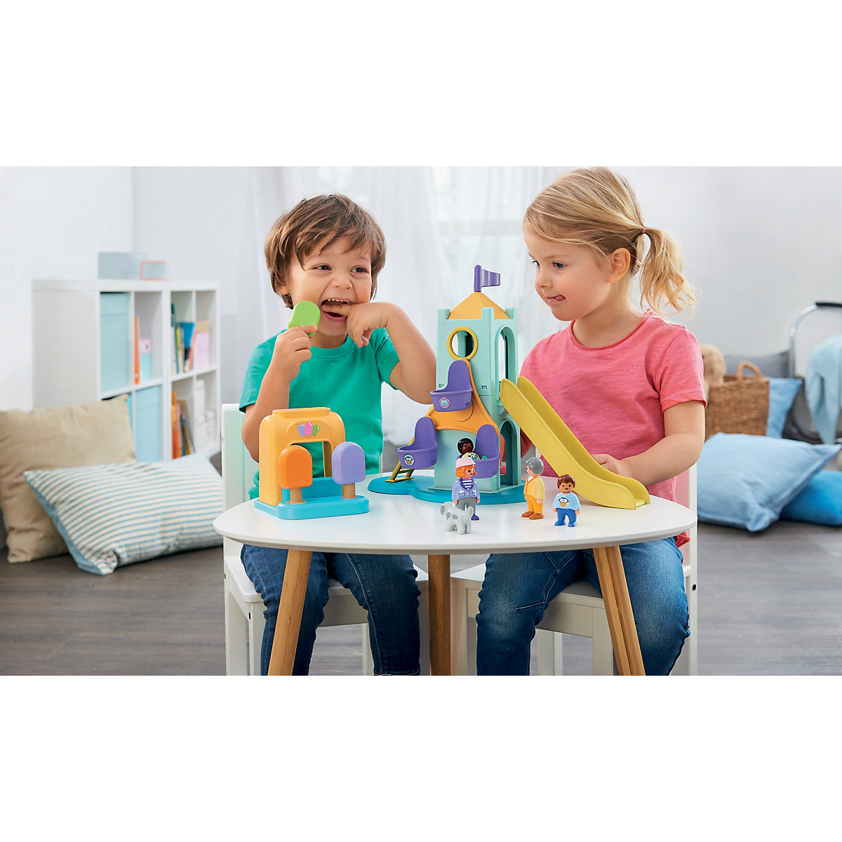 PLAYMOBIL® 71326 1.2.3: Erlebnisturm mit Eisstand