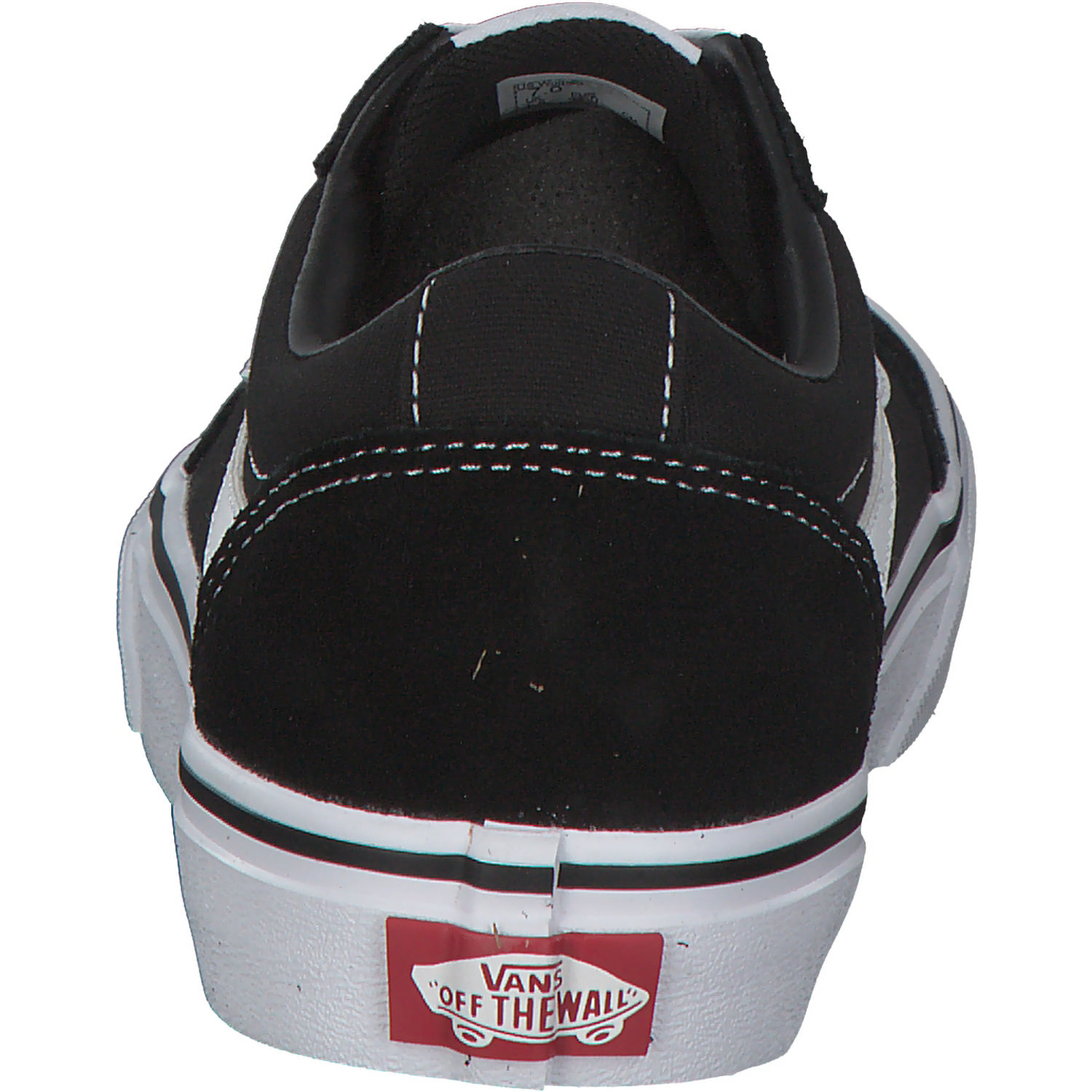Vans Ward VN0A3IUN, Sneakers Low, Damen, Schwarz (Black/White)