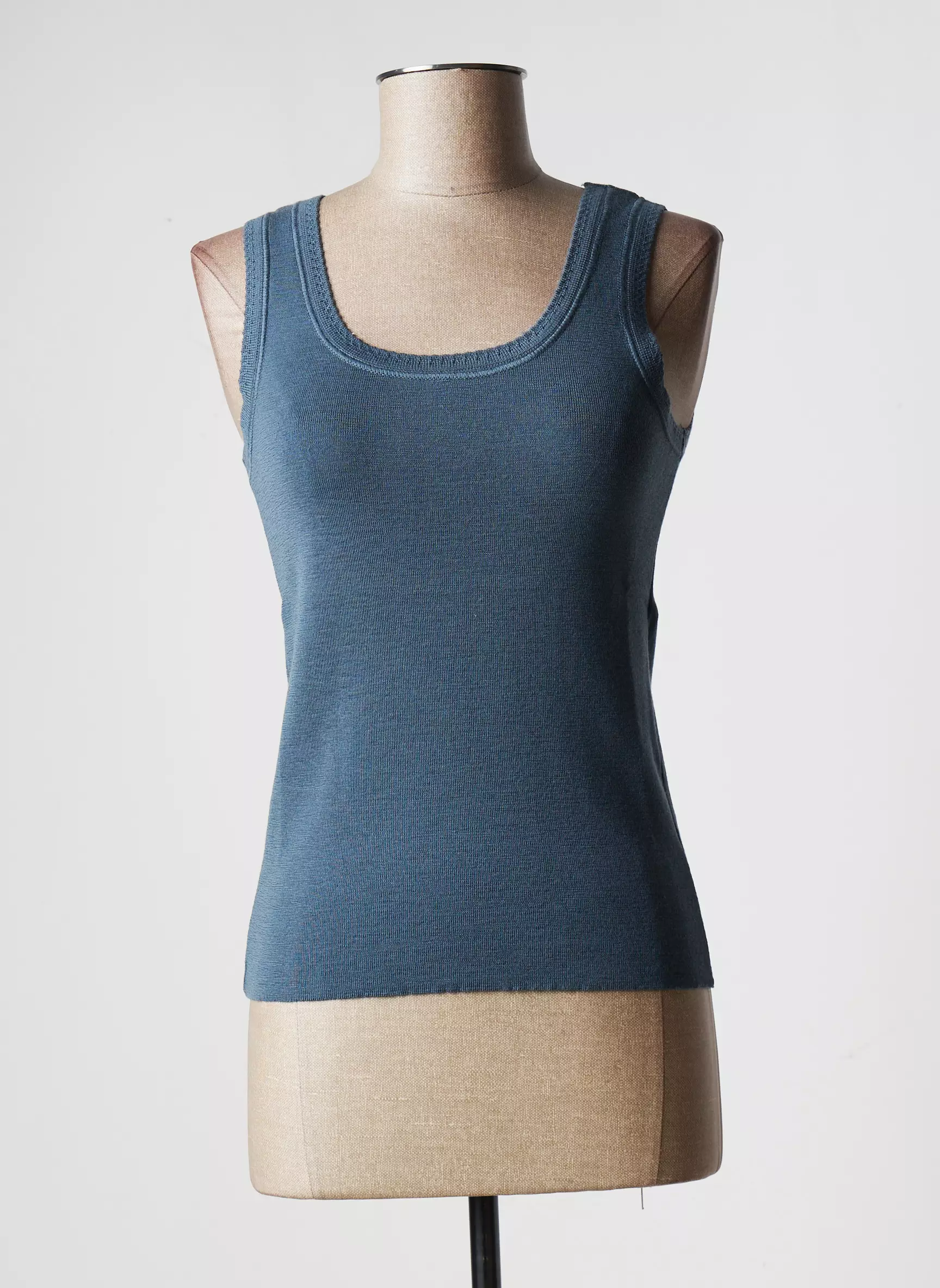 Stefan Green Tops Femme couleur bleu