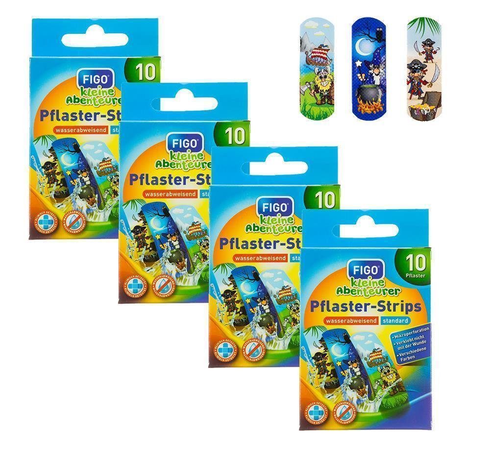 FIGO Fixierpflaster 100 Kunterbunte Kinderpflaster Pflaster Kinder Wundpflaster Kunterbunt